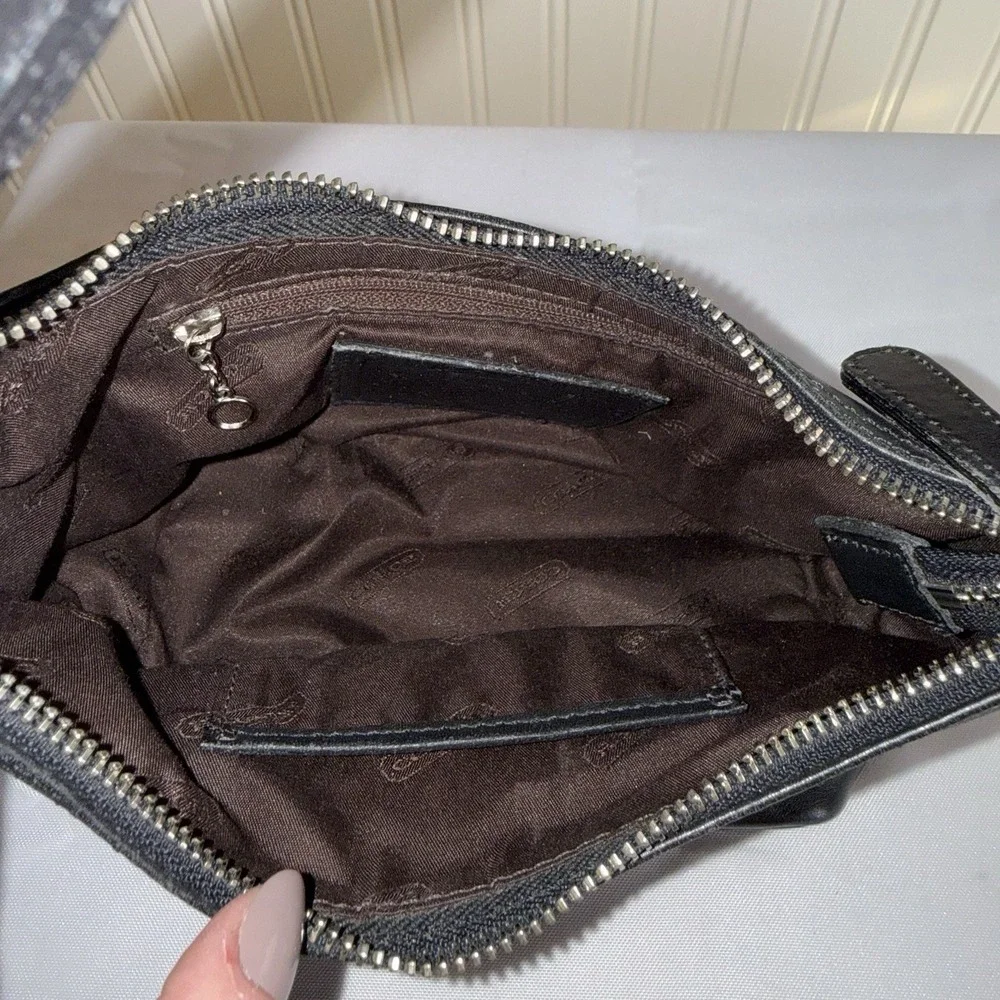 Coach Black Leather Hobo Shoulder Bag - Picture 7 of 14